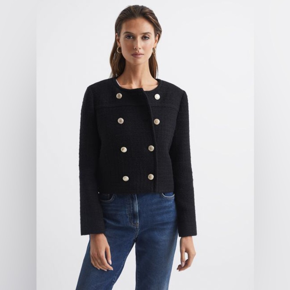 Reiss Esmie Cropped Jacket NWT